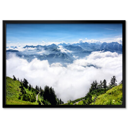 Plakat w ramie Alpy Szwajcarskie, Szwajcaria