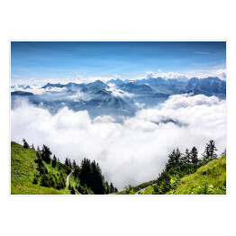 Plakat Alpy Szwajcarskie, Szwajcaria