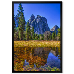 Plakat w ramie Cathedral Rock, Park Narodowy Yosemite