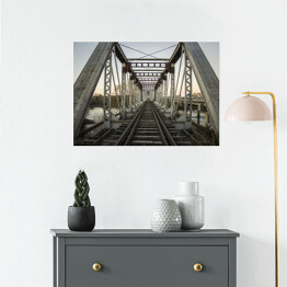 Plakat Żelazny most kolejowy