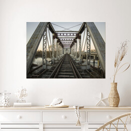 Plakat Żelazny most kolejowy