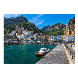 Plakat Wybrzeże Amalfi, Włochy