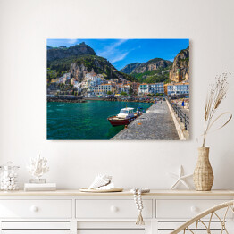 Obraz na płótnie Wybrzeże Amalfi, Włochy