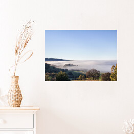 Plakat Mgła nad Jeziorem Oroville, Kalifornia