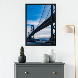 Obraz w ramie Oakland, Kalifornia - most