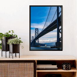 Obraz w ramie Oakland, Kalifornia - most