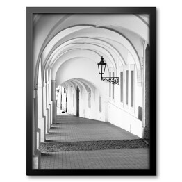 Obraz w ramie Jasny korytarz, Praga