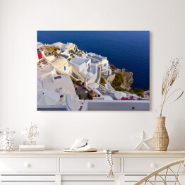 Obraz na płótnie Domy na Greckiej wyspie Santorini