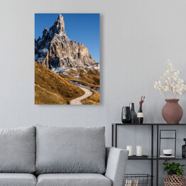 Obraz na płótnie Panoramiczny widok Dolomitów na tle Cimon della Pala, Włochy