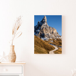 Obraz na płótnie Panoramiczny widok Dolomitów na tle Cimon della Pala, Włochy