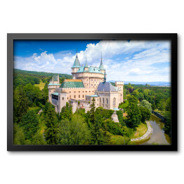 Obraz w ramie Zamek Bojnice na Słowacji