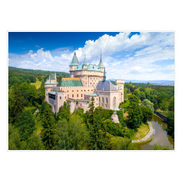 Plakat samoprzylepny Zamek Bojnice na Słowacji