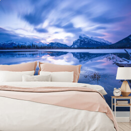 Fototapeta samoprzylepna Jezioro Banff zimą