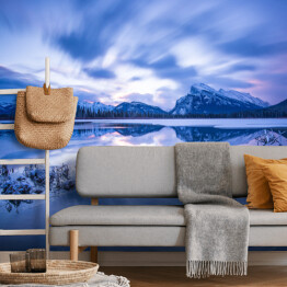 Fototapeta winylowa zmywalna Jezioro Banff zimą