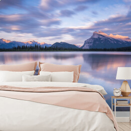 Fototapeta Krajobraz Banff w pastelowych barwach
