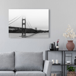Obraz na płótnie Golden Gate Bridge - mgła