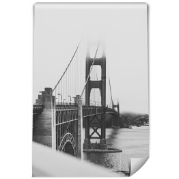 Fototapeta Golden Gate Bridge w odcieniach szarości