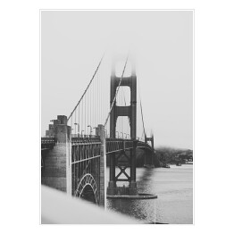 Golden Gate Bridge w odcieniach szarości