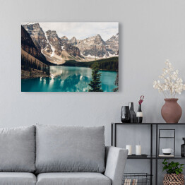 Obraz na płótnie Jezioro Moraine, Park Narodowy Banff w Albercie w Kanadzie