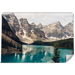 Fototapeta samoprzylepna Jezioro Moraine, Park Narodowy Banff w Albercie w Kanadzie