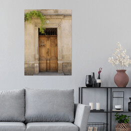 Drzwi w Prowansji z gałązką