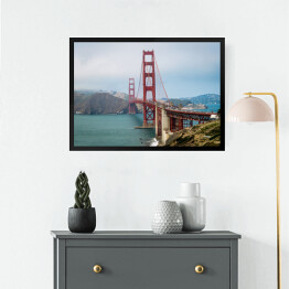 Obraz w ramie Golden Gate Bride, USA