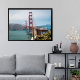Obraz w ramie Golden Gate Bride, USA