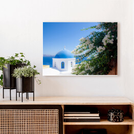 Obraz na płótnie Santorini - bajeczny widok
