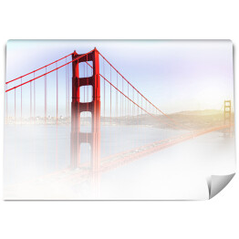 Most Golden Gate w gęstej mgle