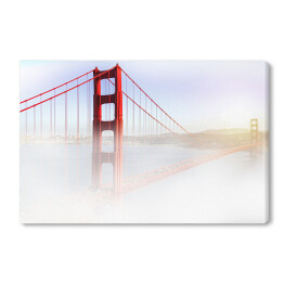 Obraz na płótnie Most Golden Gate w gęstej mgle