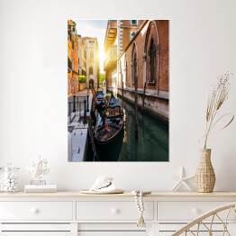 Plakat samoprzylepny Piękna Wenecja latem, Włochy, Europa