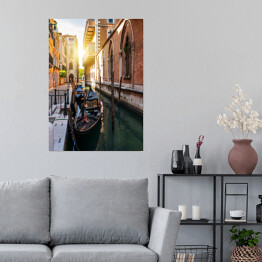 Plakat samoprzylepny Piękna Wenecja latem, Włochy, Europa