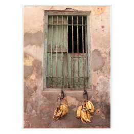Banany wiszące za oknem - Afryka
