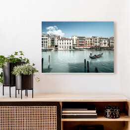 Obraz na płótnie Kanał Grande w Wenecji w piękny dzień, Włochy