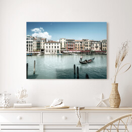Obraz na płótnie Kanał Grande w Wenecji w piękny dzień, Włochy