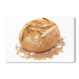 Obraz na płótnie Chleb i rozsypane ziarna