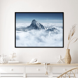 Plakat w ramie Góra w chmurach