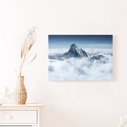 Obraz na płótnie Góra w chmurach