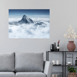 Plakat Góra w chmurach