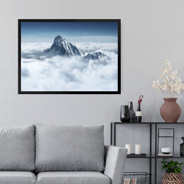 Obraz w ramie Góra w chmurach