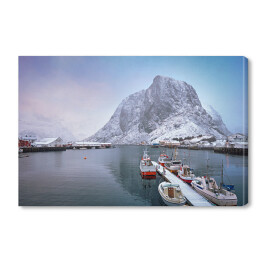 Obraz na płótnie Wioska rybacka w Norwegi