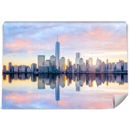 Fototapeta winylowa zmywalna Panorama Manhattanu o poranku