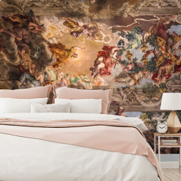 Fototapeta samoprzylepna Fresk sufitowy w Palazzo Barberini, Rzym, Włochy