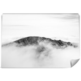 Fototapeta Łańcuch górski we mgle, Islandia