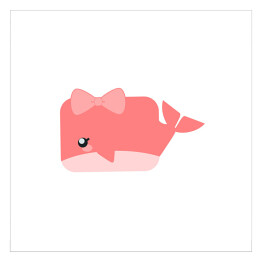 Różowy wieloryb