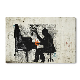 Obraz na płótnie Pianista