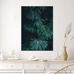 Plakat samoprzylepny Roślinność dżungli - liście