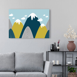  Góry - kolorowa ilustracja