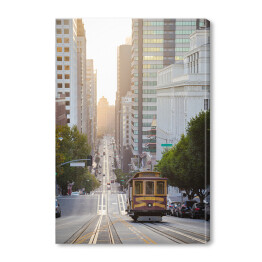 Obraz na płótnie Zabytkowy tramwaj w San Francisco