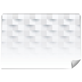 Fototapeta winylowa zmywalna Białe geometryczne tło z fragmentem pustej przestrzeni 